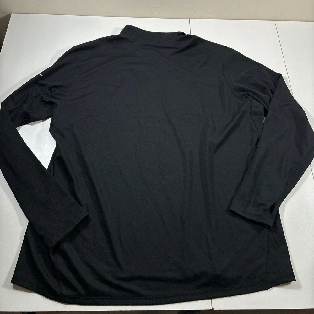 Cleveland Browns Nike Quarter Zip 2XL Black NFL Dri-FIT Lightweight Pullover
